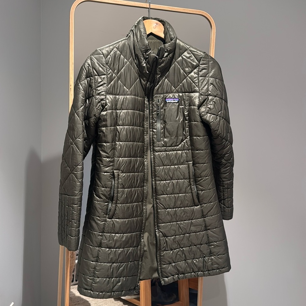 Patagonia Olive Green Puffer Jacket